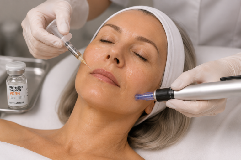 PDRN salmon DNA treatment at Opal Skin Studio in Port Coquitlam